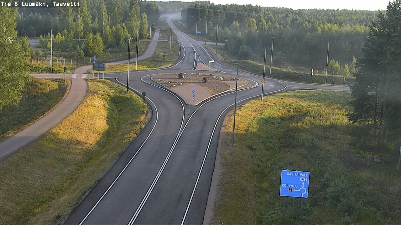 Weather Camera Image Road 6 Luumäki, Taavetti, Luumäki, Etelä-Karjala