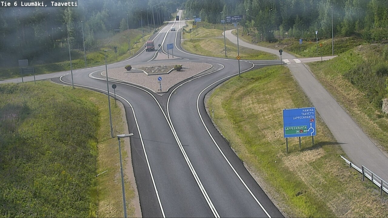 Kelikamerat Kuva Tie 6 Luumäki, Taavetti, Luumäki, Etelä-Karjala