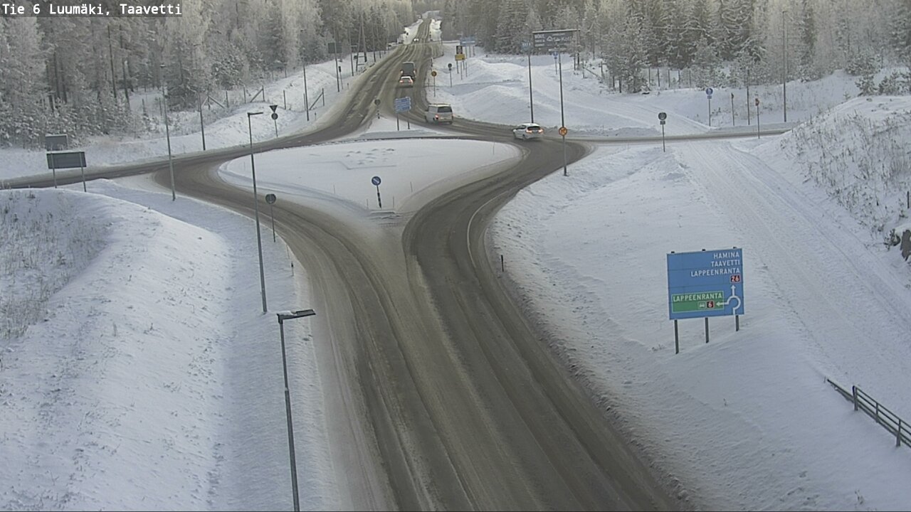 Kelikamerat Kuva Tie 6 Luumäki, Taavetti, Luumäki, Etelä-Karjala