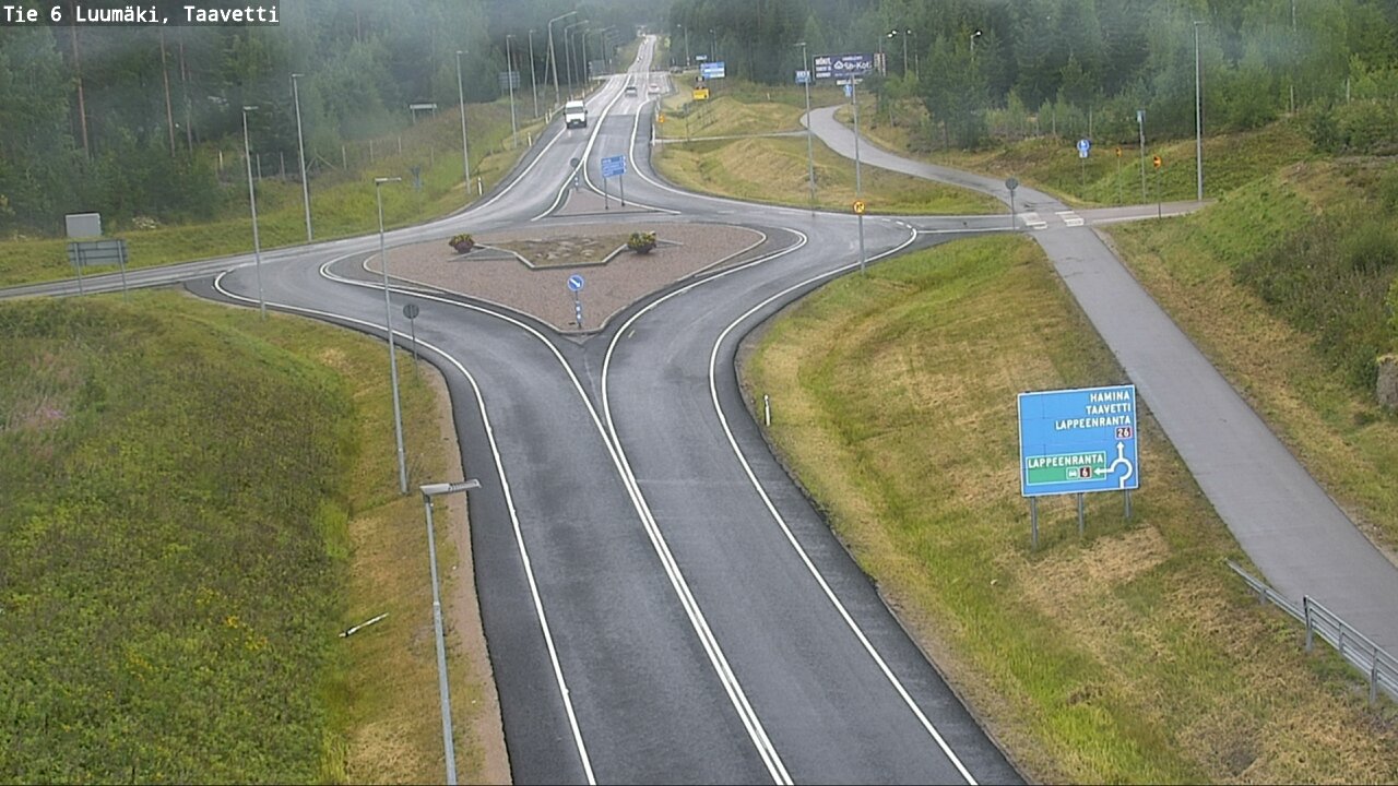 Kelikamerat Kuva Tie 6 Luumäki, Taavetti, Luumäki, Etelä-Karjala