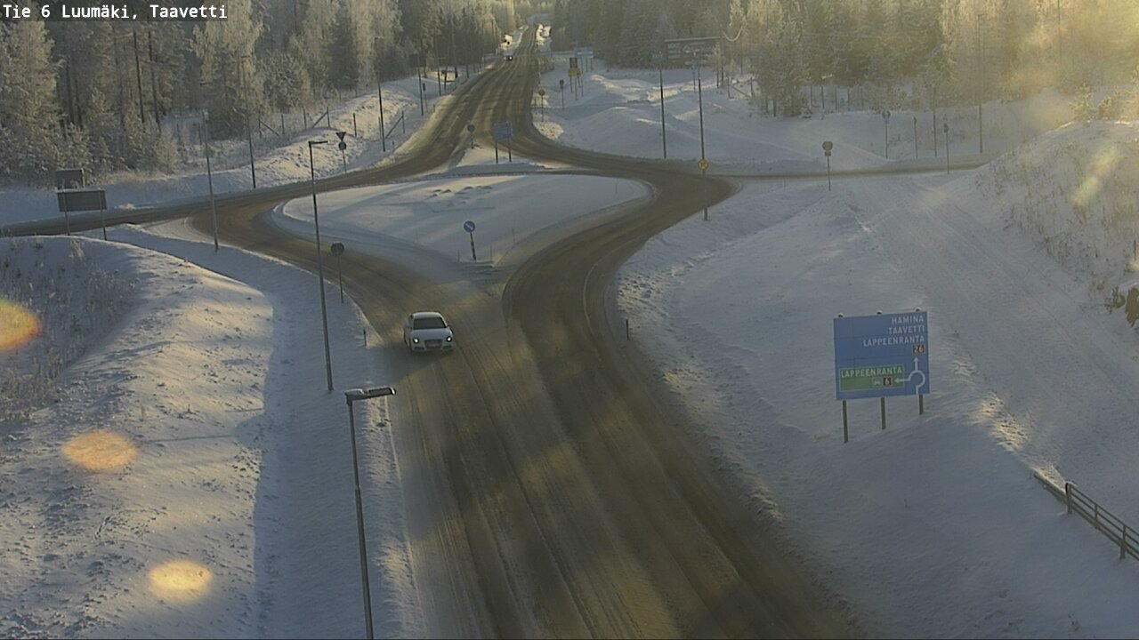 Kelikamerat Kuva Tie 6 Luumäki, Taavetti, Luumäki, Etelä-Karjala