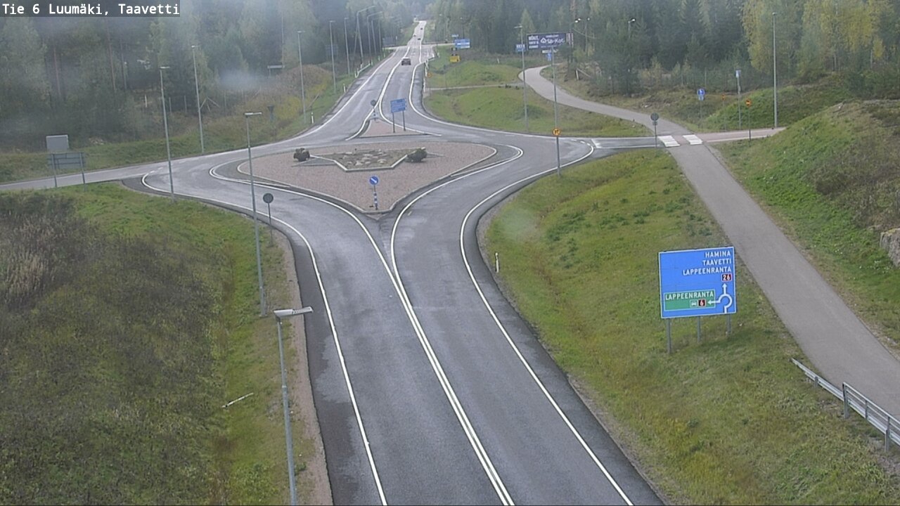 Weather Camera Image Road 6 Luumäki, Taavetti, Luumäki, Etelä-Karjala