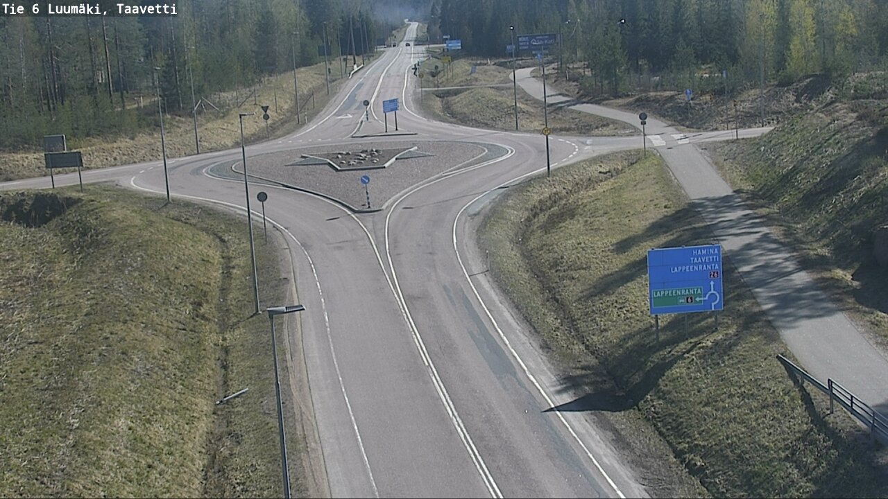 Kelikamerat Kuva Tie 6 Luumäki, Taavetti, Luumäki, Etelä-Karjala