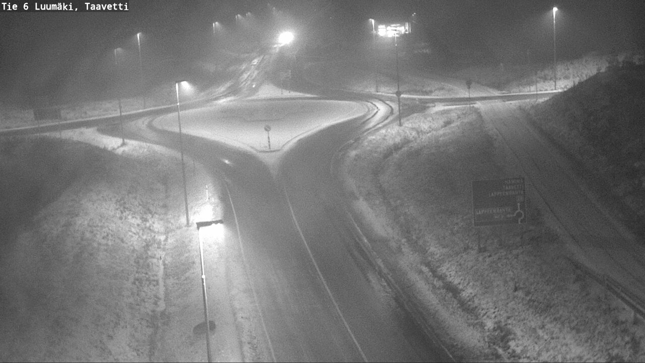 Weather Camera Image Väg 6 Luumäki, Taavetti, Luumäki, Etelä-Karjala