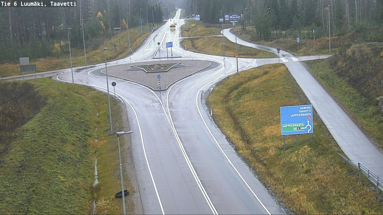 Weather Camera Image Väg 6 Luumäki, Taavetti, Luumäki, Etelä-Karjala