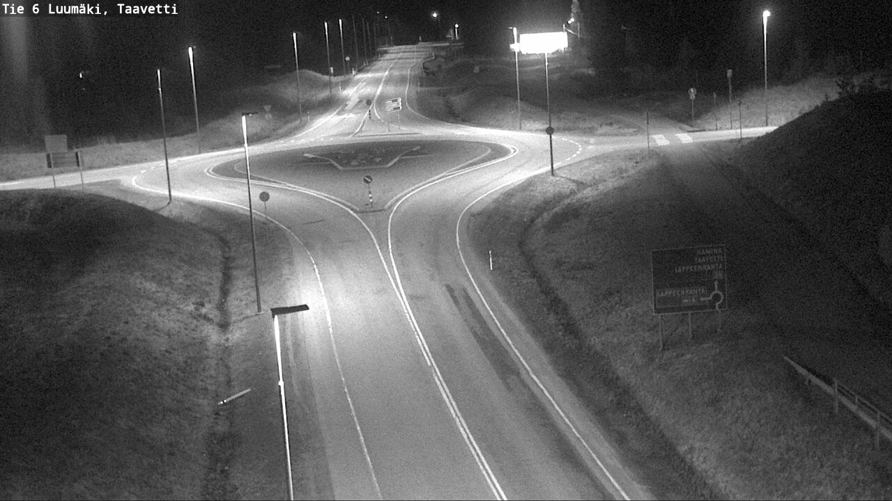 Weather Camera Image Väg 6 Luumäki, Taavetti, Luumäki, Etelä-Karjala