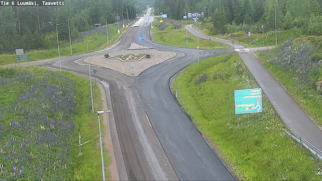 Kelikamerat Kuva Tie 6 Luumäki, Taavetti, Luumäki, Etelä-Karjala