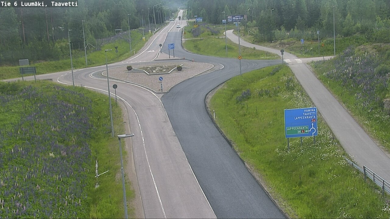 Kelikamerat Kuva Tie 6 Luumäki, Taavetti, Luumäki, Etelä-Karjala