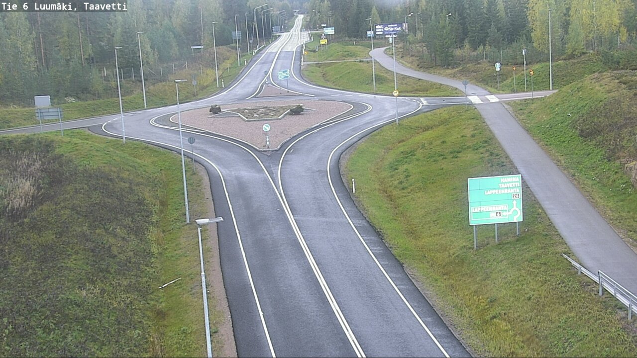 Weather Camera Image Väg 6 Luumäki, Taavetti, Luumäki, Etelä-Karjala