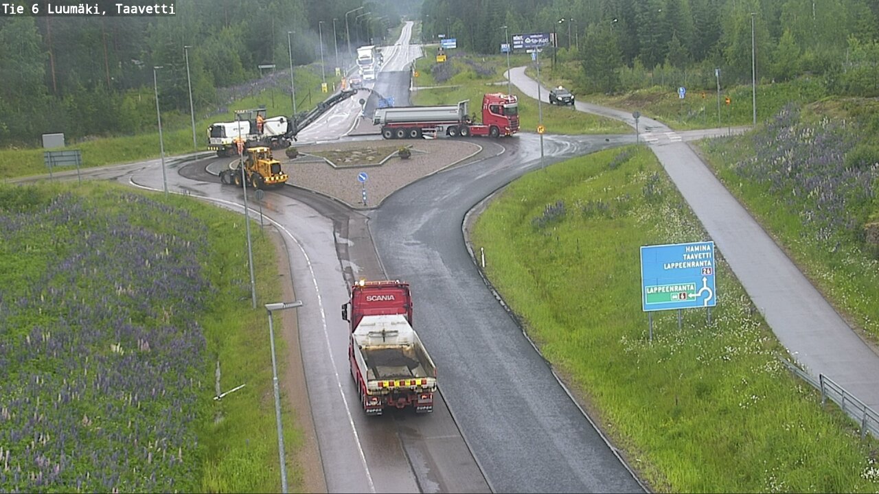 Kelikamerat Kuva Tie 6 Luumäki, Taavetti, Luumäki, Etelä-Karjala
