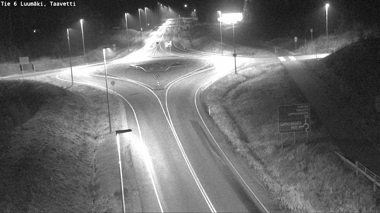 Weather Camera Image Road 6 Luumäki, Taavetti, Luumäki, Etelä-Karjala