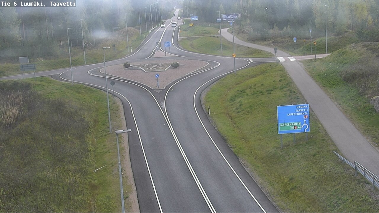 Kelikamerat Kuva Tie 6 Luumäki, Taavetti, Luumäki, Etelä-Karjala