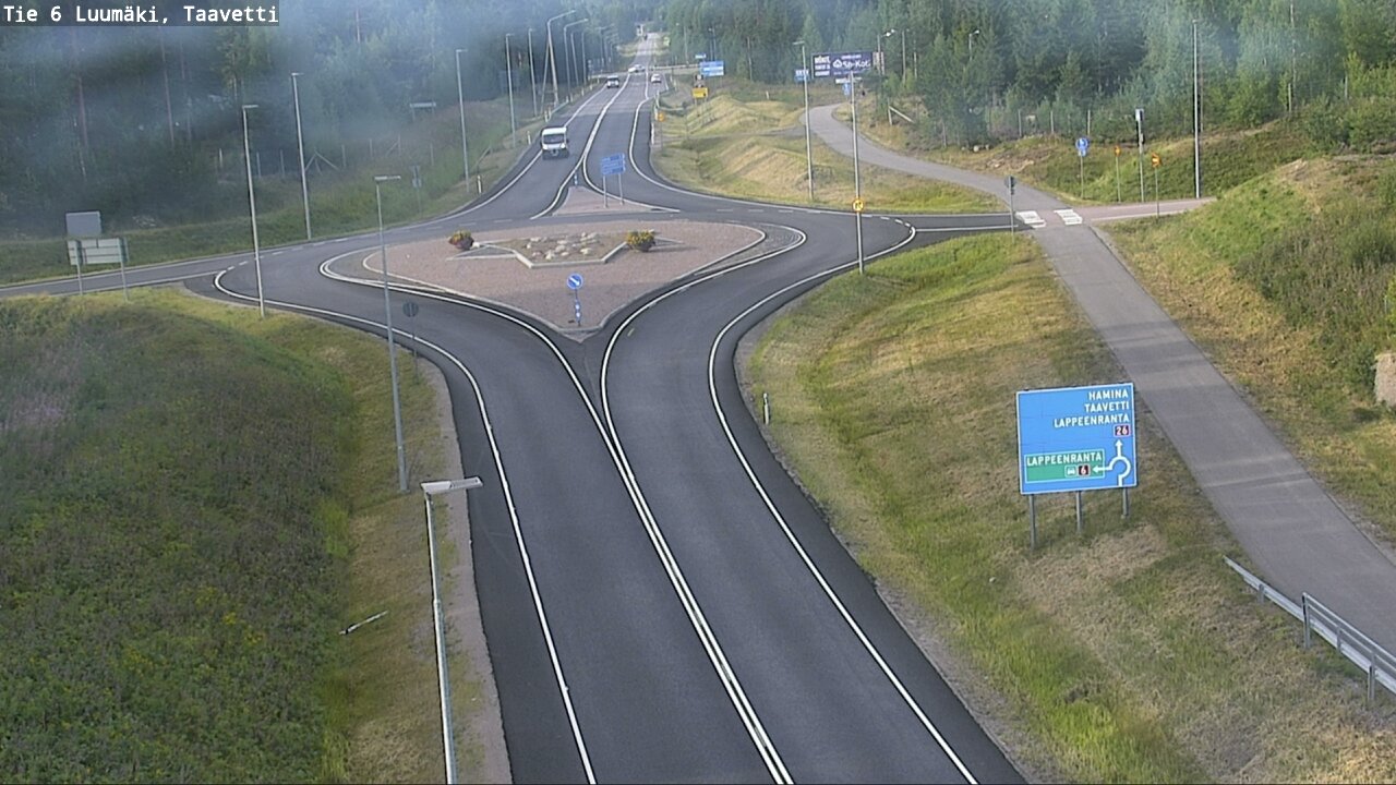 Kelikamerat Kuva Tie 6 Luumäki, Taavetti, Luumäki, Etelä-Karjala