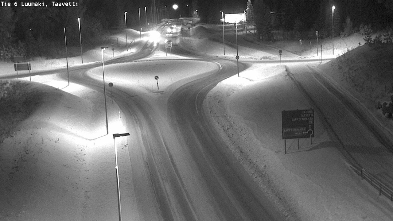 Weather Camera Image Road 6 Luumäki, Taavetti, Luumäki, Etelä-Karjala
