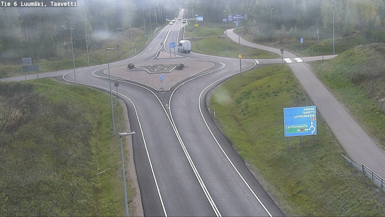 Weather Camera Image Road 6 Luumäki, Taavetti, Luumäki, Etelä-Karjala