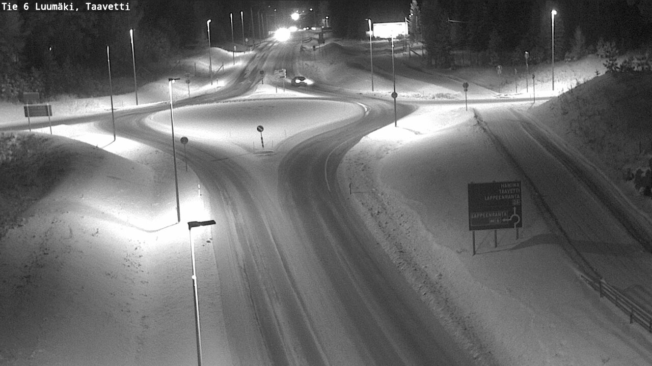 Weather Camera Image Road 6 Luumäki, Taavetti, Luumäki, Etelä-Karjala