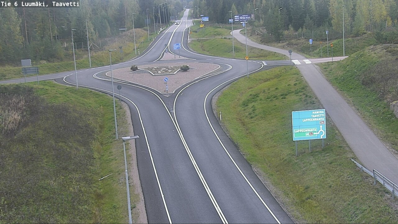 Kelikamerat Kuva Tie 6 Luumäki, Taavetti, Luumäki, Etelä-Karjala