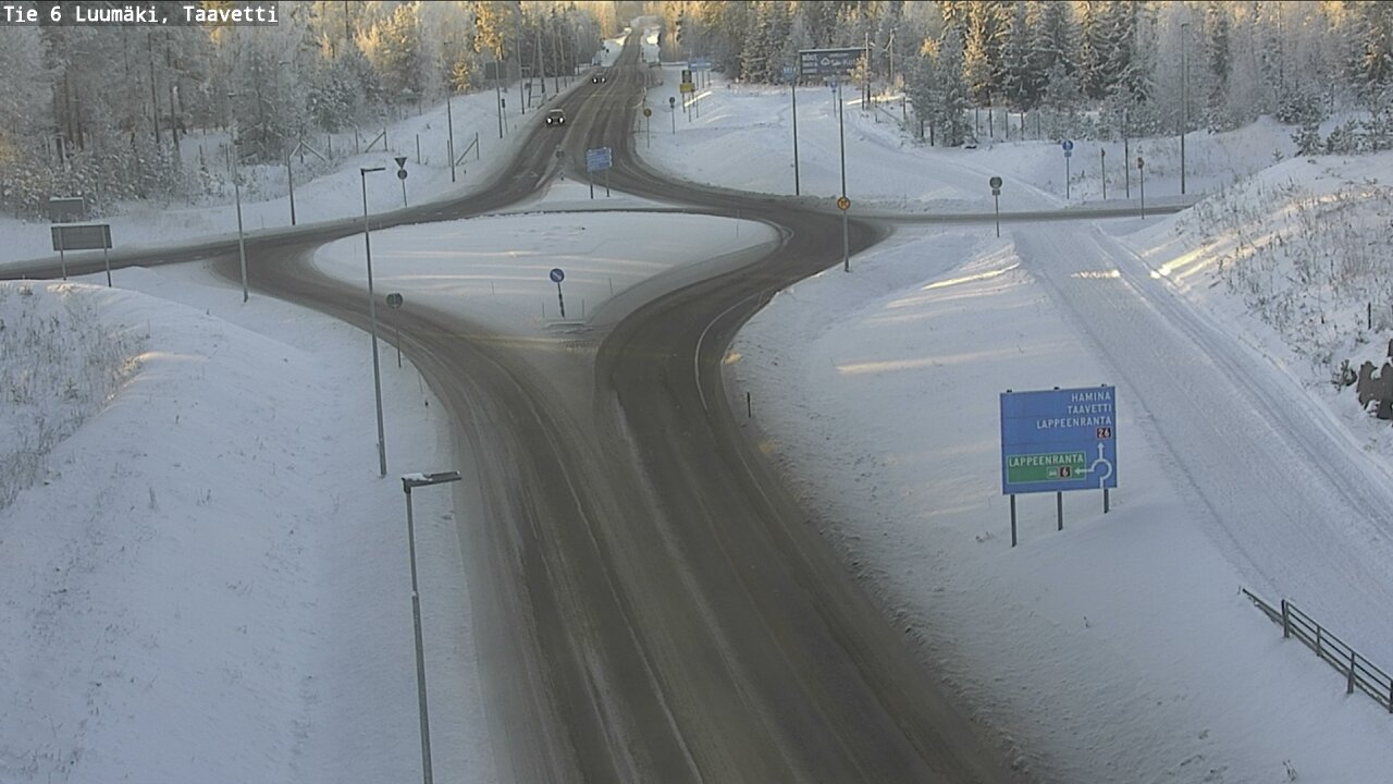 Kelikamerat Kuva Tie 6 Luumäki, Taavetti, Luumäki, Etelä-Karjala