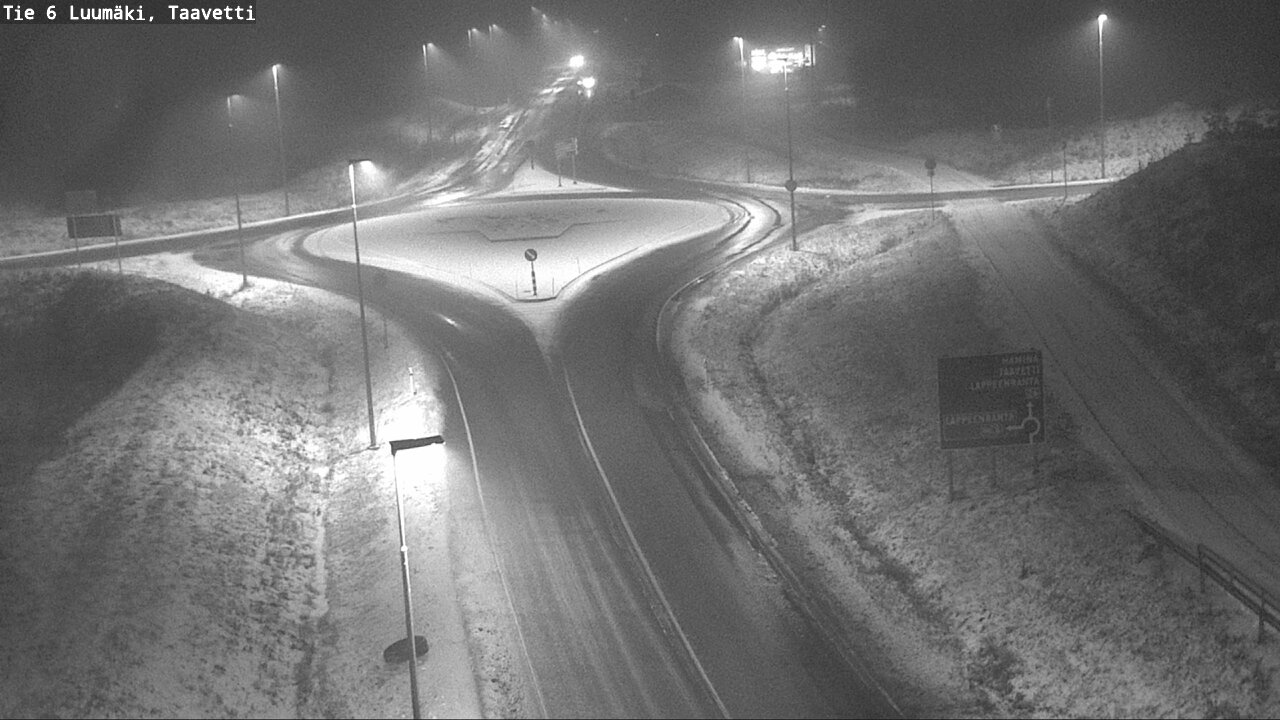 Weather Camera Image Väg 6 Luumäki, Taavetti, Luumäki, Etelä-Karjala