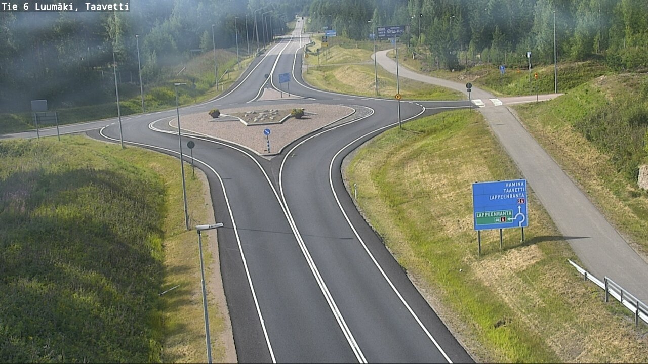 Kelikamerat Kuva Tie 6 Luumäki, Taavetti, Luumäki, Etelä-Karjala