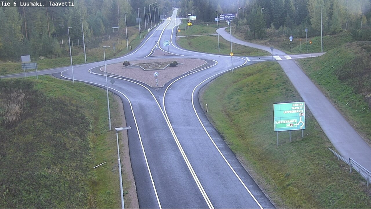 Kelikamerat Kuva Tie 6 Luumäki, Taavetti, Luumäki, Etelä-Karjala