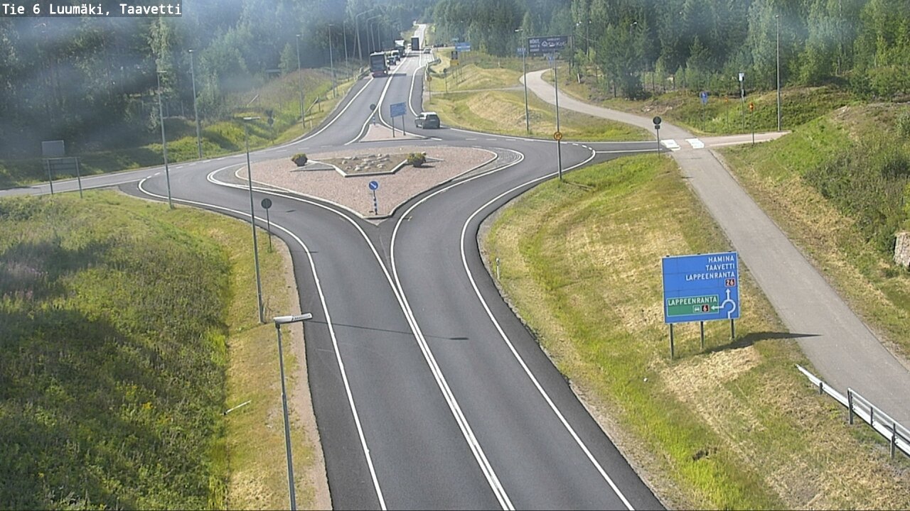 Kelikamerat Kuva Tie 6 Luumäki, Taavetti, Luumäki, Etelä-Karjala