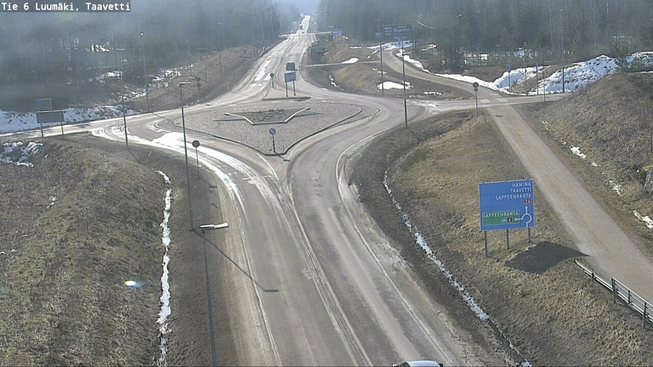 Weather Camera Image Väg 6 Luumäki, Taavetti, Luumäki, Etelä-Karjala