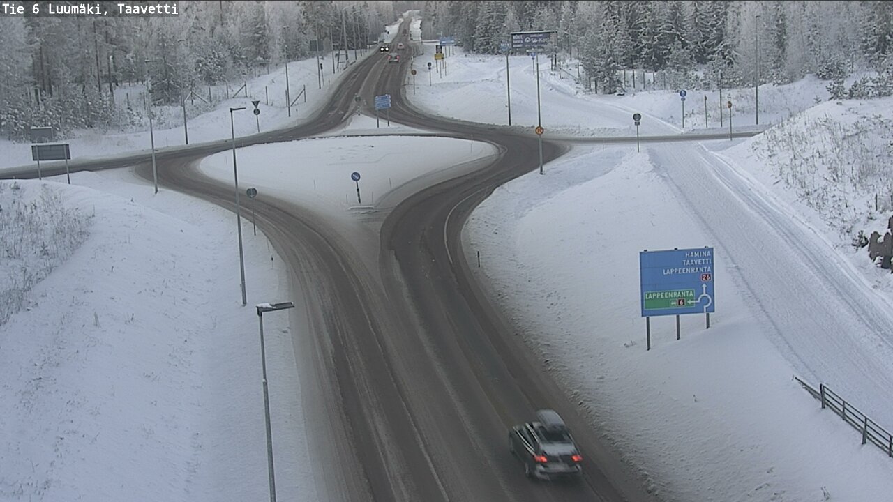 Kelikamerat Kuva Tie 6 Luumäki, Taavetti, Luumäki, Etelä-Karjala