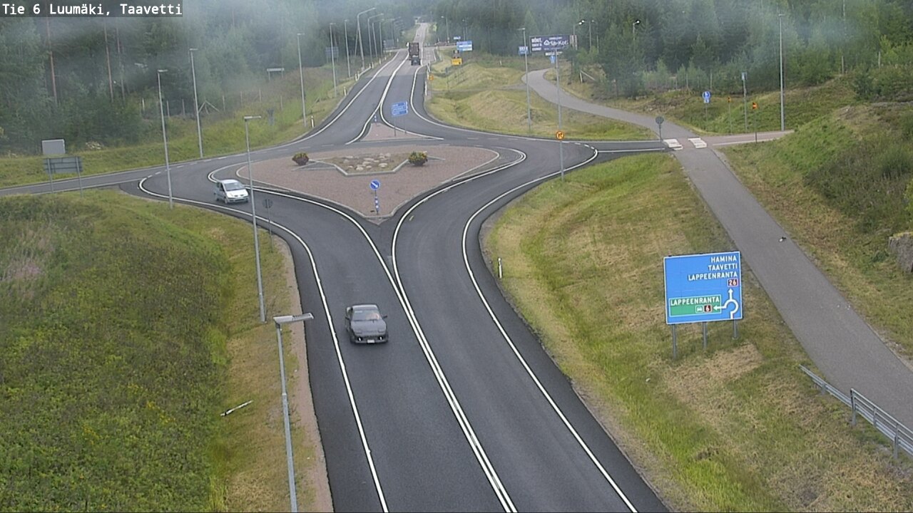 Weather Camera Image Väg 6 Luumäki, Taavetti, Luumäki, Etelä-Karjala