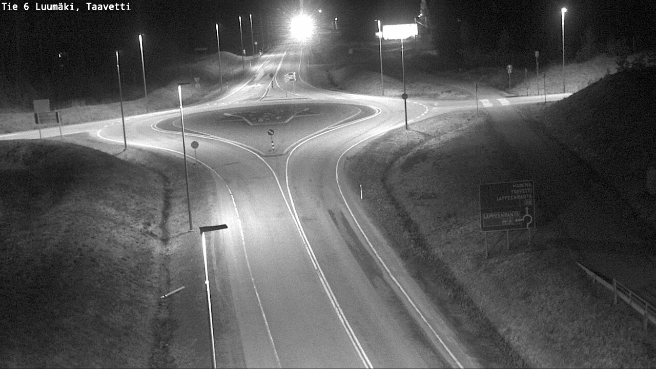 Weather Camera Image Väg 6 Luumäki, Taavetti, Luumäki, Etelä-Karjala