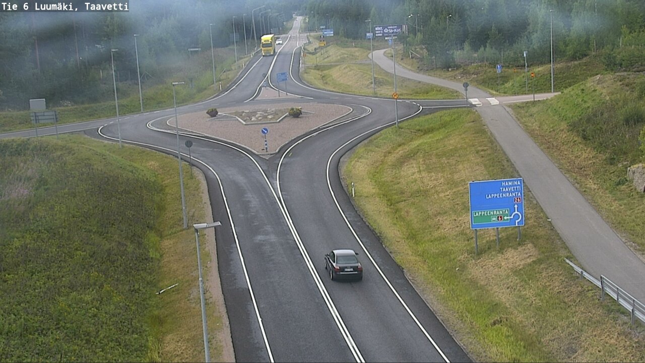 Weather Camera Image Road 6 Luumäki, Taavetti, Luumäki, Etelä-Karjala