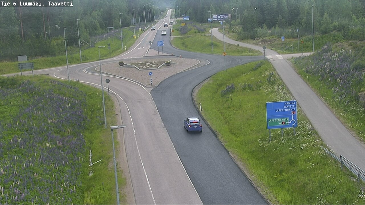 Kelikamerat Kuva Tie 6 Luumäki, Taavetti, Luumäki, Etelä-Karjala