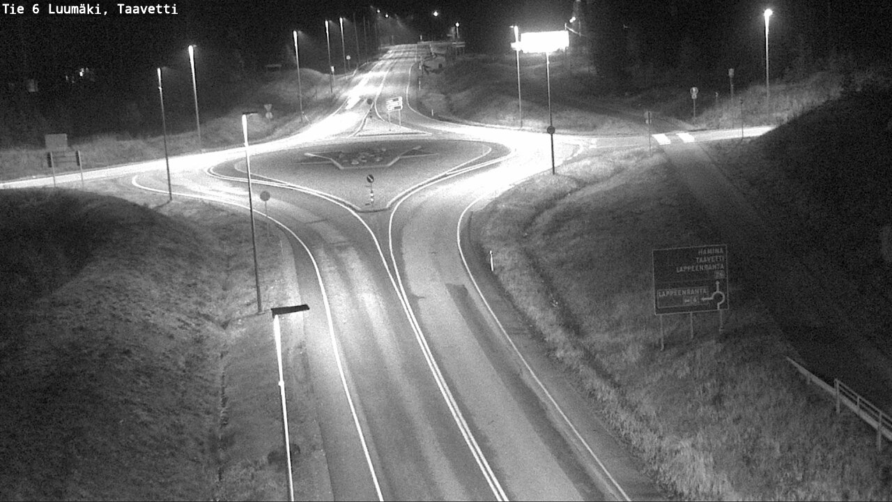 Weather Camera Image Road 6 Luumäki, Taavetti, Luumäki, Etelä-Karjala