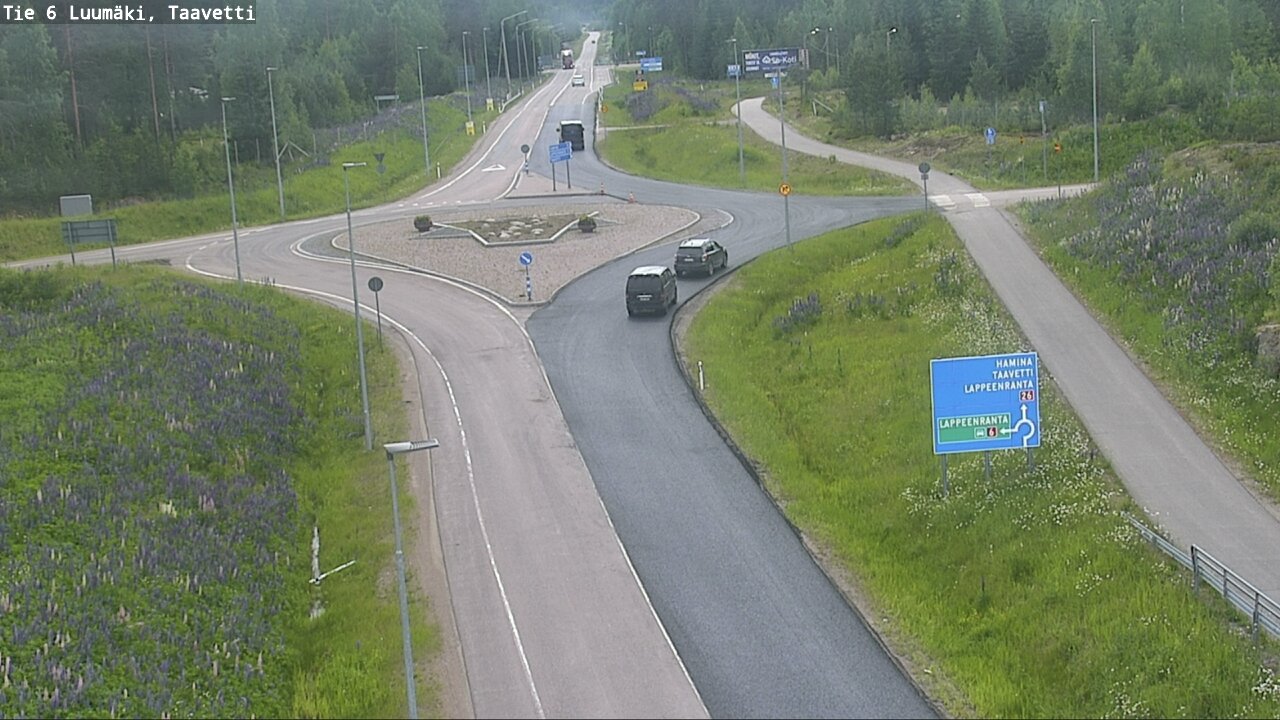 Kelikamerat Kuva Tie 6 Luumäki, Taavetti, Luumäki, Etelä-Karjala