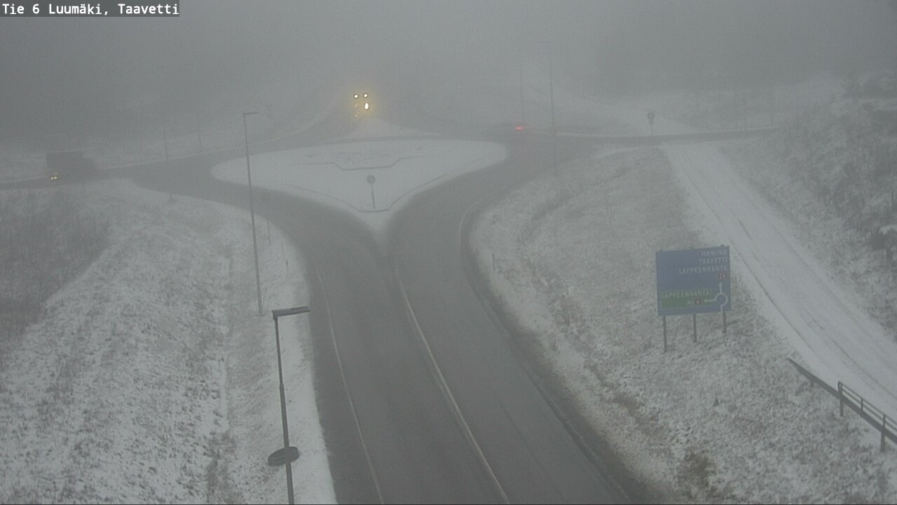 Weather Camera Image Väg 6 Luumäki, Taavetti, Luumäki, Etelä-Karjala