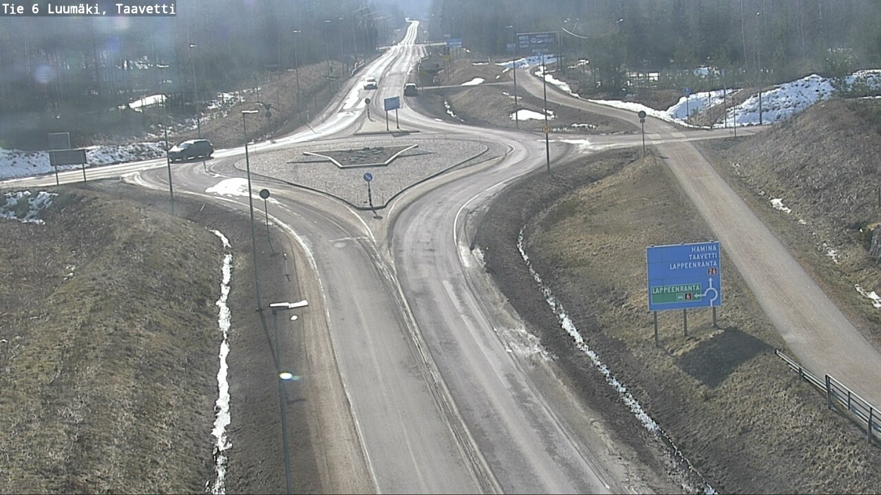 Weather Camera Image Väg 6 Luumäki, Taavetti, Luumäki, Etelä-Karjala