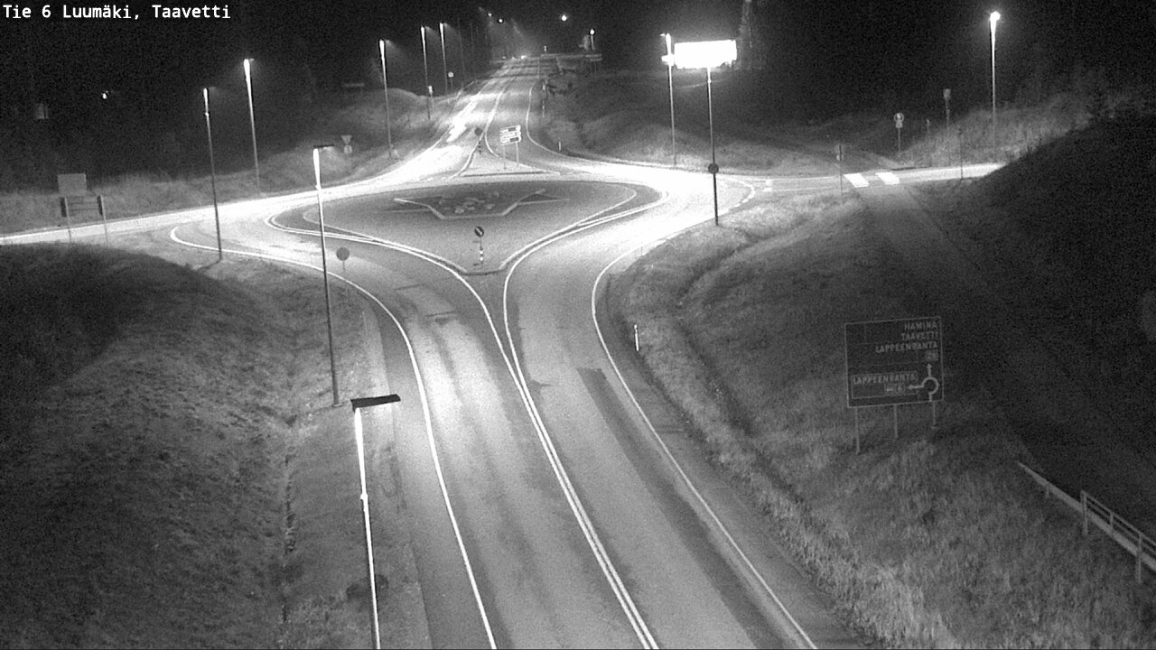 Weather Camera Image Road 6 Luumäki, Taavetti, Luumäki, Etelä-Karjala