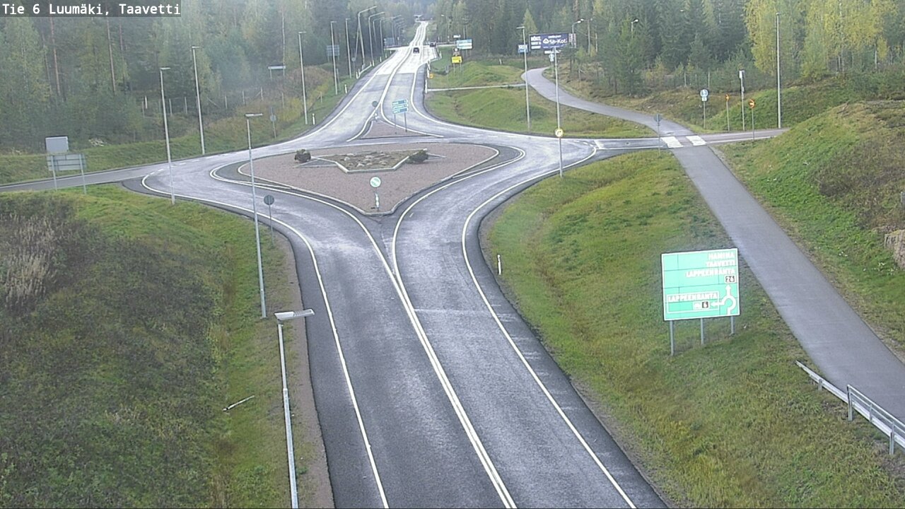 Weather Camera Image Väg 6 Luumäki, Taavetti, Luumäki, Etelä-Karjala