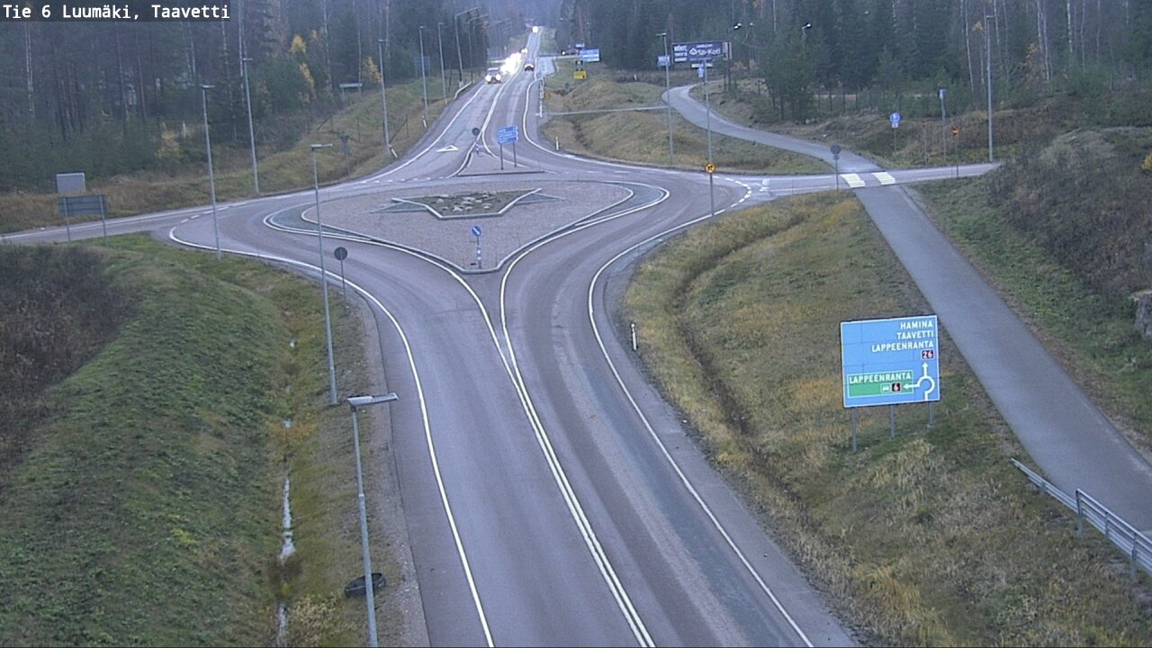 Kelikamerat Kuva Tie 6 Luumäki, Taavetti, Luumäki, Etelä-Karjala