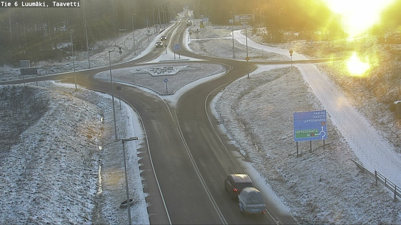 Kelikamerat Kuva Tie 6 Luumäki, Taavetti, Luumäki, Etelä-Karjala