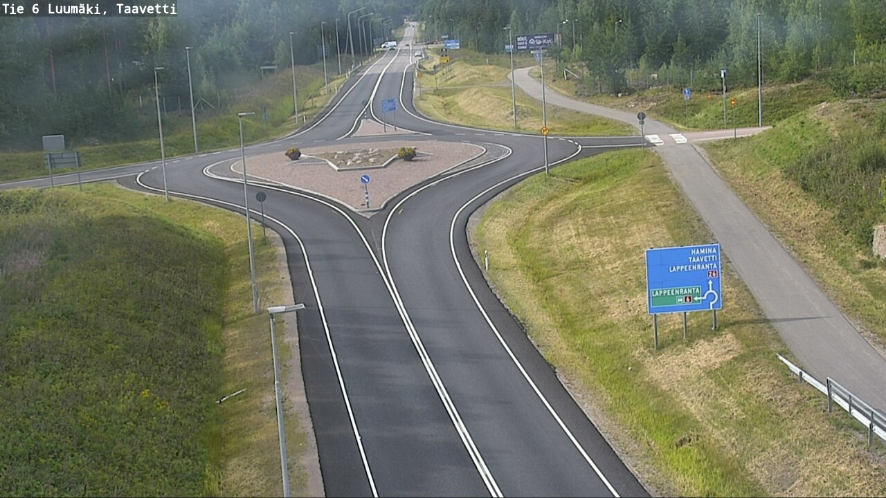 Kelikamerat Kuva Tie 6 Luumäki, Taavetti, Luumäki, Etelä-Karjala