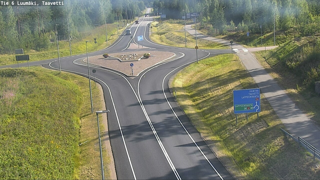 Kelikamerat Kuva Tie 6 Luumäki, Taavetti, Luumäki, Etelä-Karjala