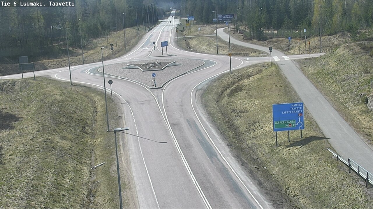 Kelikamerat Kuva Tie 6 Luumäki, Taavetti, Luumäki, Etelä-Karjala