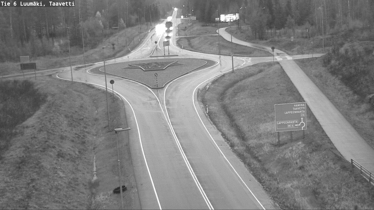 Weather Camera Image Road 6 Luumäki, Taavetti, Luumäki, Etelä-Karjala