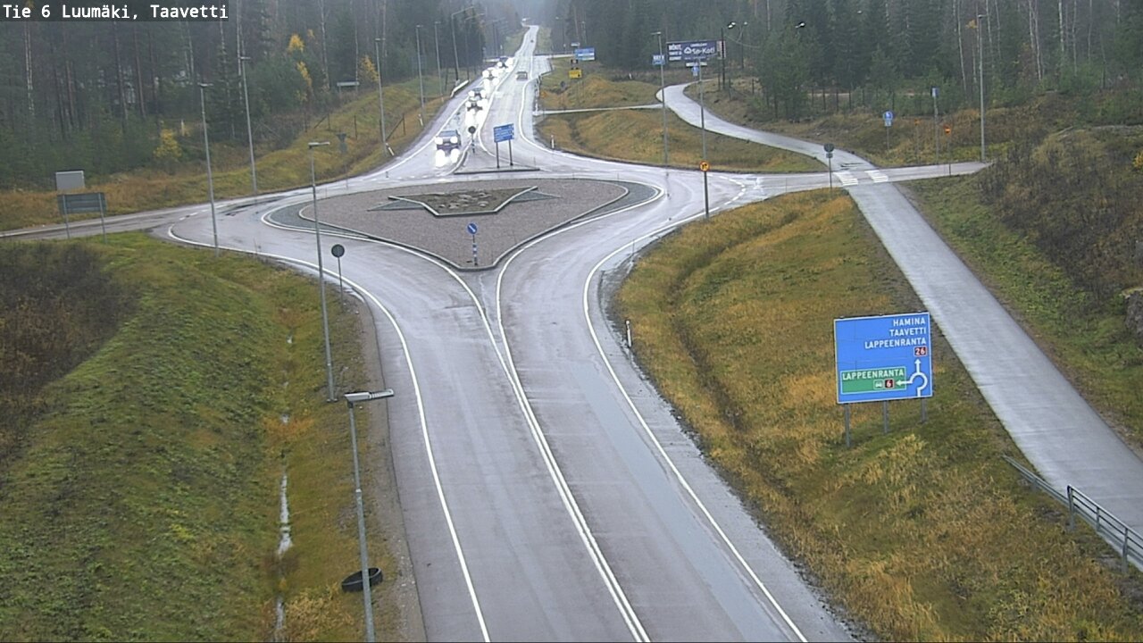 Weather Camera Image Väg 6 Luumäki, Taavetti, Luumäki, Etelä-Karjala