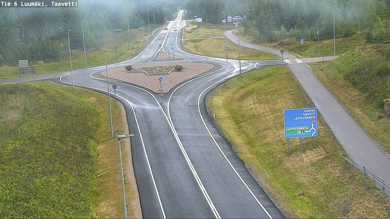 Kelikamerat Kuva Tie 6 Luumäki, Taavetti, Luumäki, Etelä-Karjala