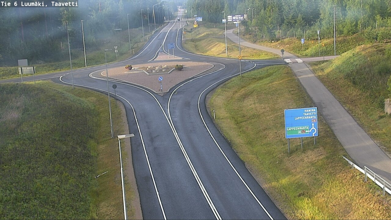 Weather Camera Image Road 6 Luumäki, Taavetti, Luumäki, Etelä-Karjala