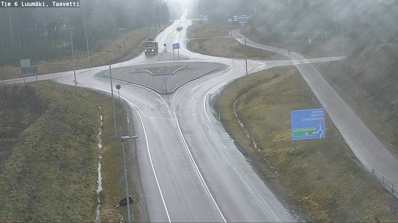 Weather Camera Image Road 6 Luumäki, Taavetti, Luumäki, Etelä-Karjala