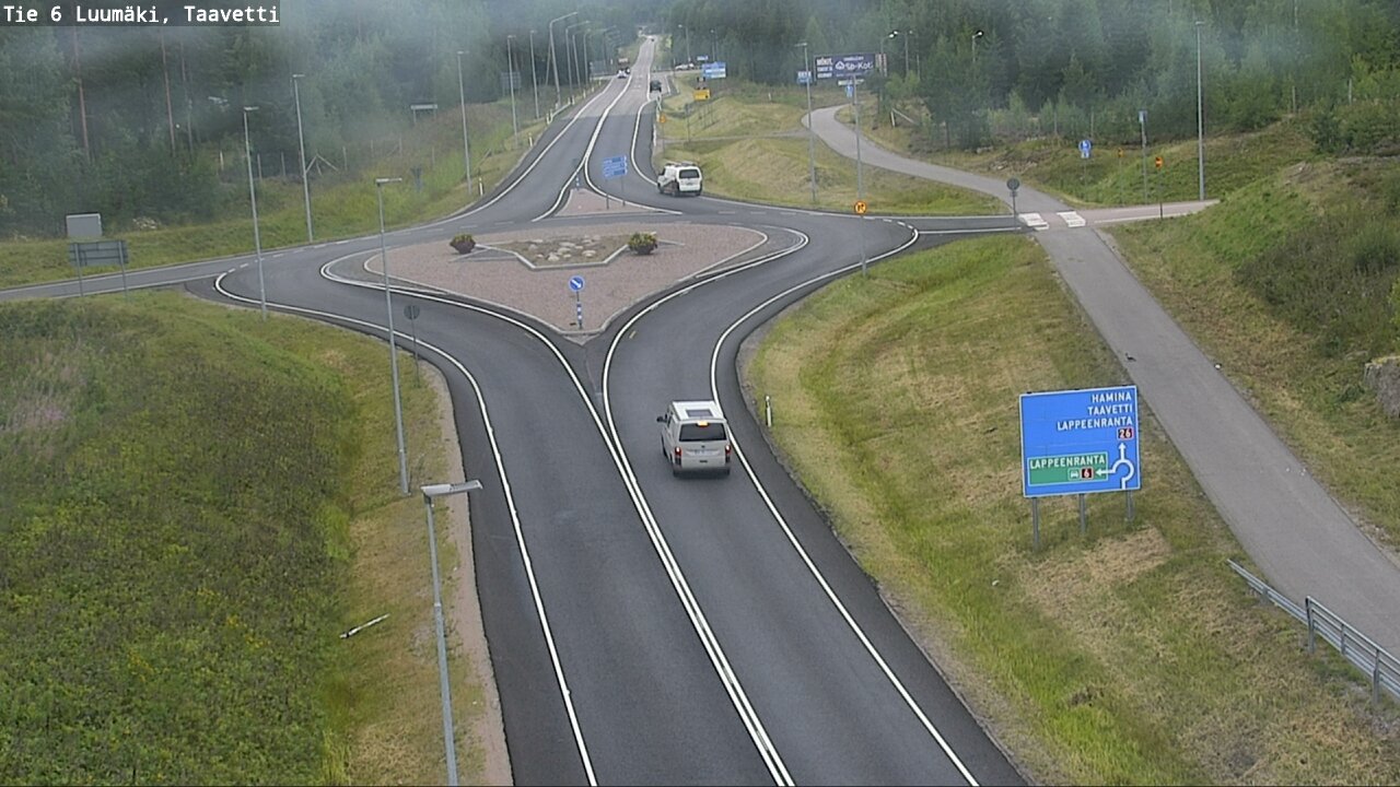Weather Camera Image Väg 6 Luumäki, Taavetti, Luumäki, Etelä-Karjala