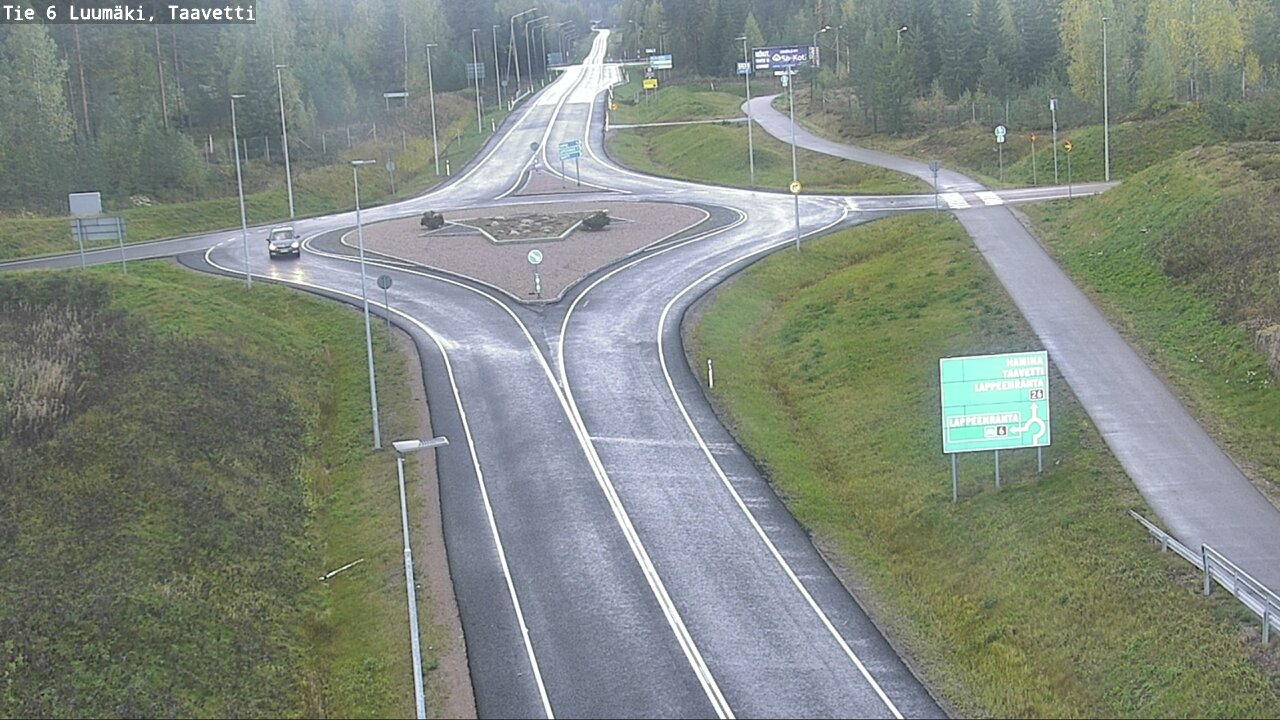 Weather Camera Image Väg 6 Luumäki, Taavetti, Luumäki, Etelä-Karjala